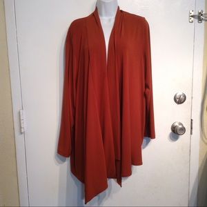 Listing changed to Cardigan only, Susan Graver Liquid Knit size 3x, pre-owned